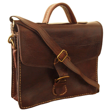 The Marrakech Leather Satchel Mini Berber Leather